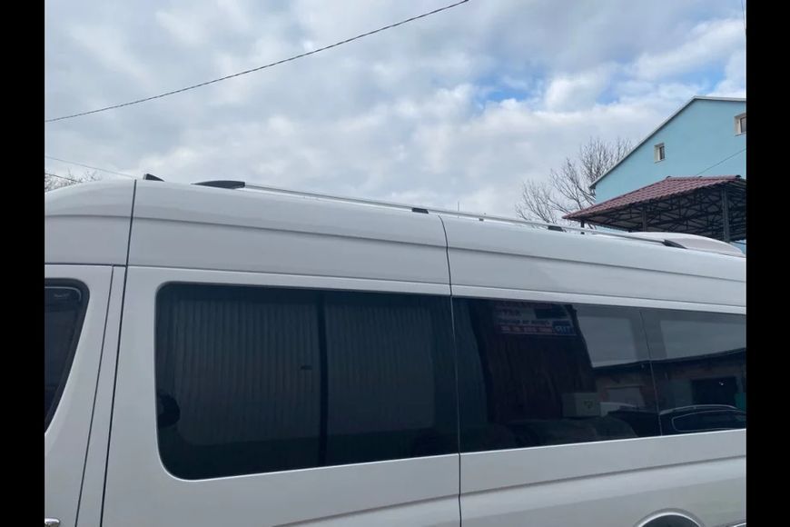 Рейлінги DD (2 шт., алюм) 340 см, Хром Ford Transit 1991-2000 рр. hpc048/12 фото