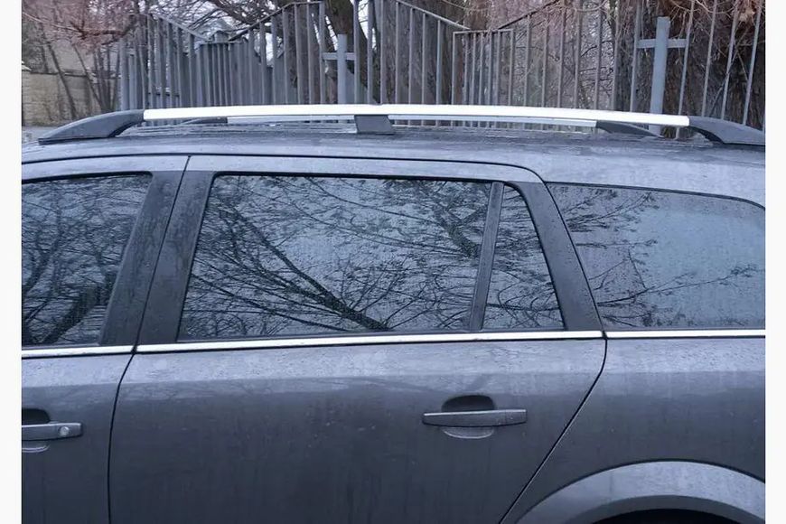 Алюмінієві рейлінги (Caravan, хром) Opel Astra H 2004-2013 рр. hpc436/1 фото