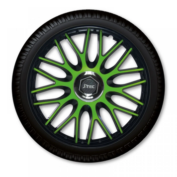 Ковпаки на колеса J-Tec Orden Green-Black R14 241156 фото