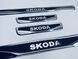 Накладки на пороги Skoda Felicia 1994-2001 (хром-карбон) TAN24 00-00011778/3 фото 4