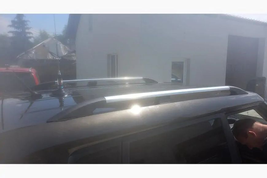Рейлінги хром (пласт. ніжки, установка на клей) Kia Soul I 2008-2013 рр. hpc046/1 фото
