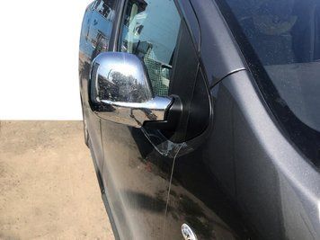 Peugeot Expert З 2017 року Накладки на дзеркала (2 шт., пласт.) OmsaLine 1524112/8 фото
