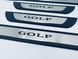 Накладки на пороги Volkswagen Golf 5 (хром-пласт) TAN24 00-00011496/2 фото 3