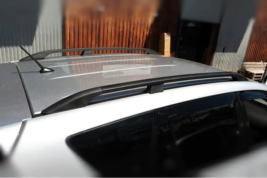 Рейлінги Чорні Турецькі Коротка база, Пластикові ніжки Toyota RAV4 2006-2013 рр. hpb379/2 фото