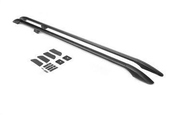 Рейлінги Чорні Рейлінг Чорний (метал. ніжки) Hyundai H300, H1, Starex 2008-2020 рр. met071/2 фото