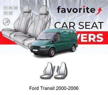 Чохли модельні Ford Transit (1+1) 2000-2006 FAVFO27 фото