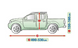 Чехол-тент на Mitsubishi L200 (XL Pick Up) 5-4129-248-3020/60 фото 2