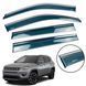 Дефлектор вікна для Jeep Compass 2017+ з нерж. хром полоскою 00-00014208 фото 1