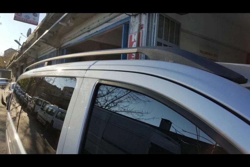 Рейлінги чорні DDU (пласт. ніжки.) Довга база (EXTRALONG) Mercedes Vito / V-class W447 2014- рр. hpvb053dd/2 фото