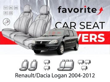Чохли модельні Renault/Dacia Logan 2004-2012 (універсал) FAVRE99 фото