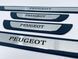 Накладки на пороги Peugeot 206 (хром-пласт) TAN24 00-00011743/12 фото 3
