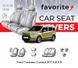 Чохли модельні Ford Tourneo Connect 2013-2018 (мінівен) FAVFO45 фото 1