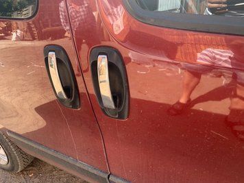 Peugeot Bipper З 2008 року Накладки на ручки (4 шт, нерж) OmsaLine - Італійська нержавійка 2524041/4 фото