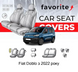 Чохли модельні Fiat Doblo з 2022 року (мінівен) (airbag, вод.внутр.підлок., сп. і сид. 1/3, 5 підгол.) FI73 фото 1
