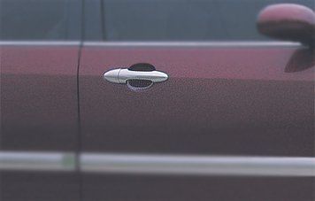 Ford Focus 1998-2005 Накладки на ручки (4 шт., нерж.) Carmos - Турецька сталь car8067 фото
