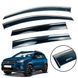 Дефлектор вікна для Ford Kuga 2012-2019 з нерж. хром полоскою 00-00014201 фото 1