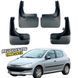 Бризковики для Peugeot 206 1998-2012 Хетчбек 00-00014312 фото 1
