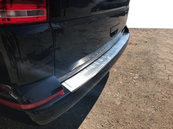 Volkswagen T6 З 2015 року Накладка на задній бампер Omsa Мат (1 двері, нерж) 7550093t фото