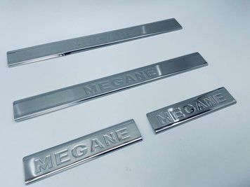 Накладки на пороги Renault Megane II 2002-2008 4шт (TAN24) 00-00011515 фото