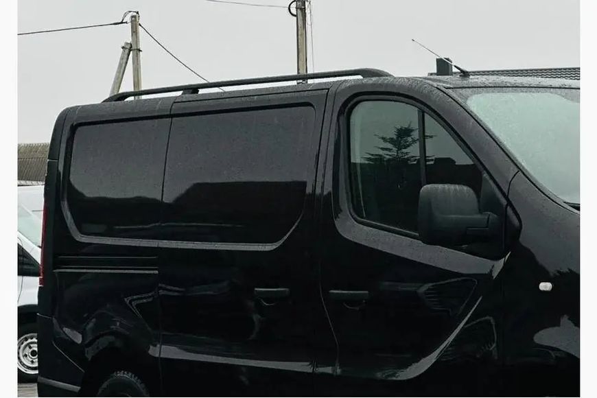 Рейлінги чорні Коротка база, металеві ніжки Nissan NV300/Primastar 2016-рр. met389/2 фото