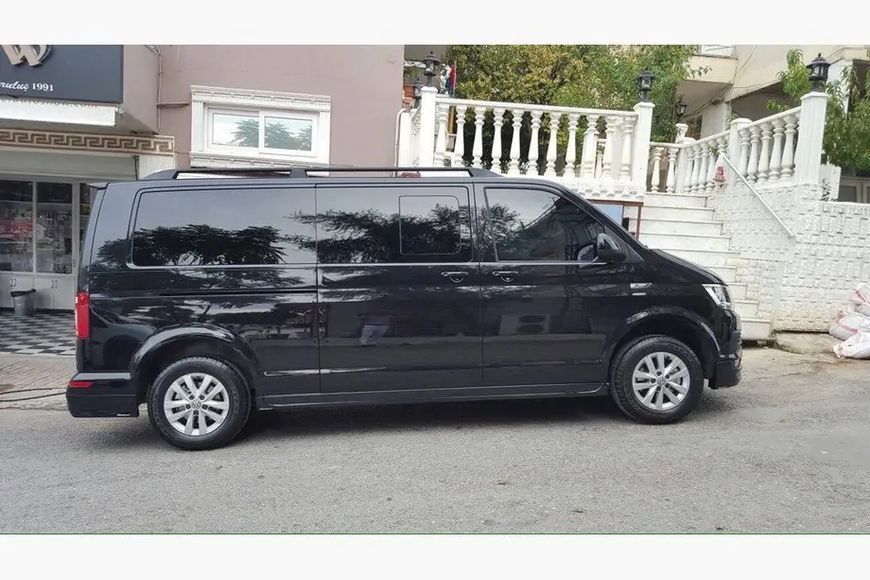 Рейлінги Skyport (чорні) Довга база Volkswagen T6 skp070/3 фото