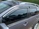 Дефлектор вікна для Mitsubishi Outlander XL 2007-2012 з нерж. хром полоскою 00-00014187 фото 1