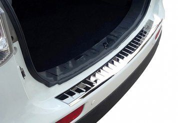 Mitsubishi Outlander 2012-2021 Накладка на задній бампер OmsaLine (нерж) 4907093t фото