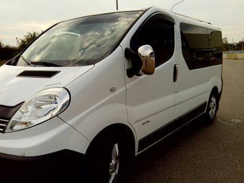Nissan Primastar 2002-2014 Накладки на дзеркала (2 шт) Carmos - Турецька сталь car0155/2 фото