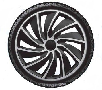 Ковпаки на колеса Argo Turbo Silver Black 14" 273386 фото