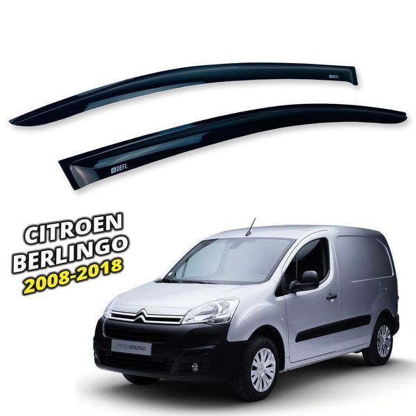 Дефлектори вікон Citroen Berlingo 2008-2018 накладні (DEFL) Q2 00-00014471 фото