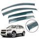 Дефлектор вікна для Opel Antara 2006+ з нерж. хром полоскою 00-00014193-2 фото 1