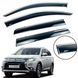 Дефлектор вікна для Mitsubishi Outlander 2012-2020 з нерж. хром полоскою 00-00014132 фото 1
