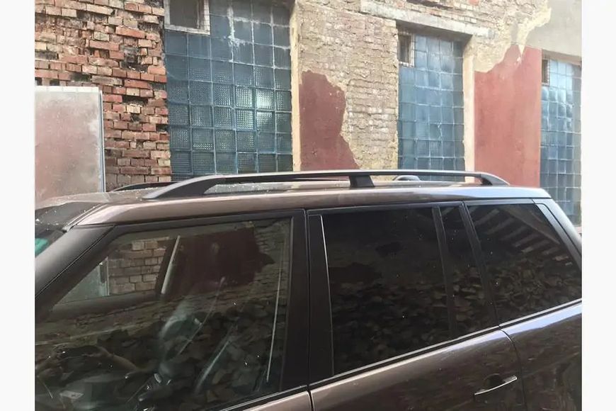 Алюмінієві рейлінги (Чорні) Range Rover III L322 2002-2012 рр. hpb447/2 фото