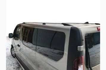 Рейлінги Хром Коротка, пластикові ніжки Renault Trafic 2015- рр. hpc073/1 фото