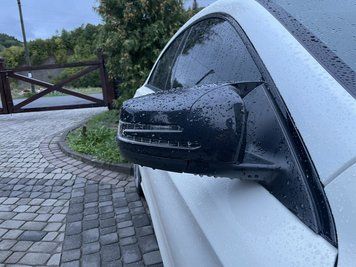 Mercedes CLA C117 2013-2019 Накладки на дзеркала BMW-Style (2 шт) 058mb060101/3 фото