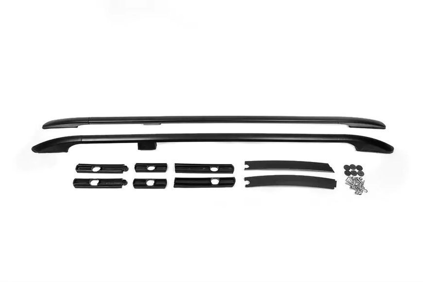 Рейлінги OmsaLine Solid (2 шт, чорні) довга база Ford Connect 2014-2021 рр. 2627933lb/2 фото