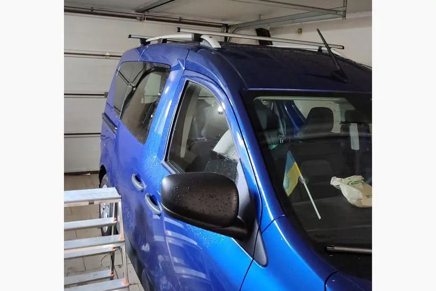 Рейлінги Skyport сірий мат (Для Express) Renault Kangoo/Express 2021- рр. skp044/2 фото