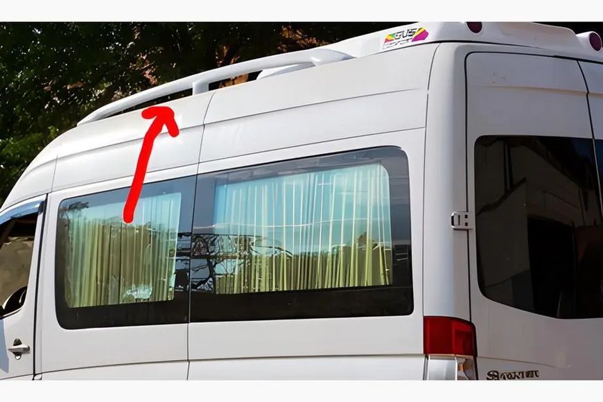 Рейлінги (під фарбування) Volkswagen Crafter 2006-2016 рр. 4724-530/6 фото