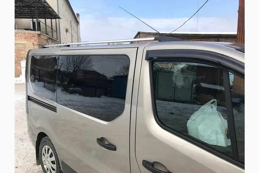 Рейлінги Хром Коротка база, металеві ніжки Nissan NV300/Primastar 2016-рр. met089/2 фото