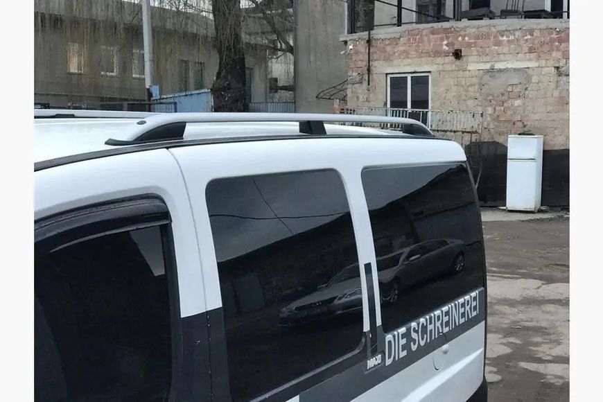 Рейлінги Skyport (сірі) Максі база Fiat Doblo I 2005-2010 рр. skp003/2 фото