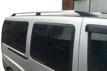 Рейлінги Хром Металеві ніжки Fiat Doblo I 2001-2005 рр. met018/2 фото
