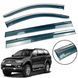Дефлектор вікна для Mitsubishi Pajero Sport 2009-2015 з нерж. хром полоскою 00-00014202 фото 1