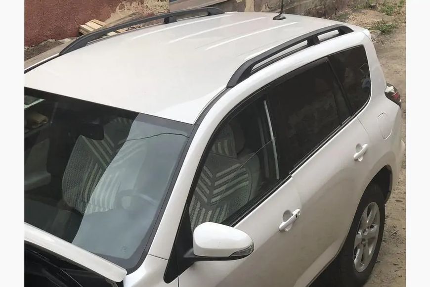 Рейлінги Чорні Турецькі Довга база, Пластикові ніжки Toyota RAV 4 2006-2013 рр. hpb58120/2 фото