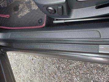 Volkswagen Passat СС З 2008 року Накладки на пороги DDU (4 шт, пластик) por976/3 фото