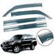 Дефлектор вікна для Mitsubishi Pajero III 2000-2006 з нерж. хром полоскою 00-00014205 фото 1