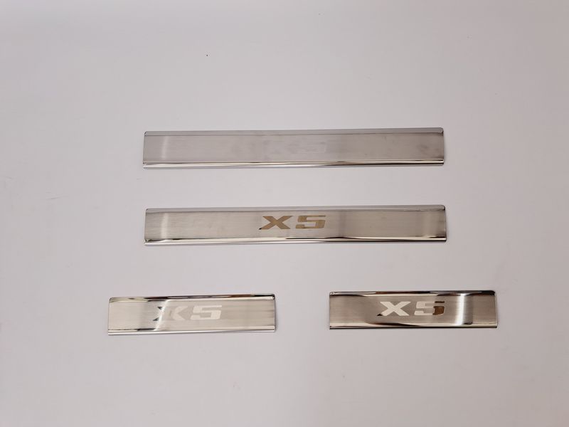 Накладки на пороги BMW X5 F15 2013-2018 4шт (TAN24) 00-00011236 фото