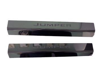 Citroen Jumper 2007-2025 Накладки на дверні пороги Laser (2 шт., нерж.) laz-001 фото