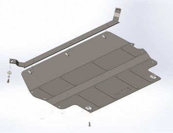 Захист двигуна Volkswagen Tiguan I 2007-2017 ЗВТ.11 ЗВТ.11 фото