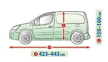 Чехол-тент на Renault Kangoo (L LAV) 5-4136-248-3020/172 фото
