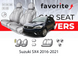 Чохли модельні Suzuki SX4 2016-2021 (хетчбек) FAVSZ12 фото 1